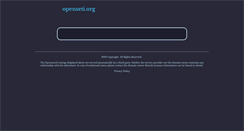 Desktop Screenshot of openseti.org