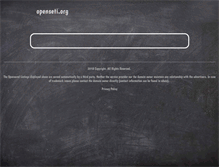 Tablet Screenshot of openseti.org